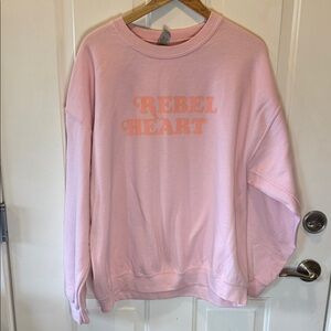 Pink 'Rebel Heart' Sweatshirt